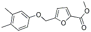 5-(3,4-DIMETHYL-PHENOXYMETHYL)-FURAN-2-CARBOXYLIC ACID METHYL ESTER Struktur
