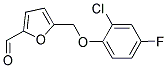 5-(2-CHLORO-4-FLUORO-PHENOXYMETHYL)-FURAN-2-CARBALDEHYDE Struktur