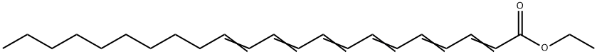 Docosahexaenoic Acid ethyl ester Struktur