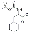 2-TERT-BUTOXYCARBONYLAMINO-3-(TETRAHYDRO-PYRAN-4-YL)-PROPIONIC ACID METHYL ESTER Struktur