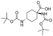 BOC-TRANS-1,4-AMINO-1-CYCLOHEXANE CARBOXYLIC ACID Struktur