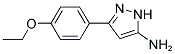 5-(4-ETHOXYPHENYL)-2H-PYRAZOL-3-YLAMINE Struktur