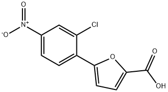 5-(2-CHLORO-4-NITROPHENYL)-2-FUROIC ACID Struktur