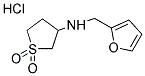 N-(1,1-DIOXIDOTETRAHYDROTHIEN-3-YL)-N-(2-FURYLMETHYL)AMINE HYDROCHLORIDE Struktur