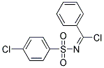 4-CHLORO-N-(CHLORO-PHENYL-METHYLENE)-BENZENESULFONAMIDE Struktur