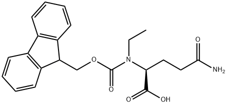 FMOC-N-GAMMA-ETHYL-L-GLUTAMINE Struktur