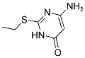 6-AMINO-2-(ETHYLSULFANYL)PYRIMIDIN-4(3H)-ONE Struktur