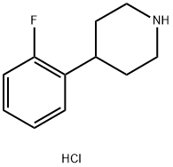 4-(2-FLUOROPHENYL) PIPERIDINE HYDROCHLORIDE Struktur