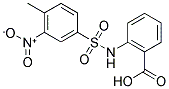 2-(4-METHYL-3-NITRO-BENZENESULFONYLAMINO)-BENZOIC ACID Struktur