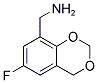 (6-FLUORO-4H-1,3-BENZODIOXIN-8-YL)METHYLAMINE Struktur