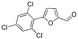 5-(2,4,6-TRICHLORO-PHENYL)-FURAN-2-CARBALDEHYDE Struktur