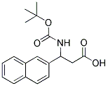 (R,S)-BOC-3-AMINO-3-(2-NAPHTHYL)-PROPIONIC ACID Struktur