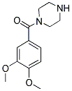 1-(3,4-DIMETHOXYBENZOYL)PIPERAZINE Struktur