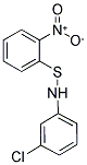 1-[(3-CHLOROANILINO)SULFANYL]-2-NITROBENZENE Struktur