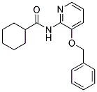 CYCLOHEXYL-N-(3-(PHENYLMETHOXY)(2-PYRIDYL))FORMAMIDE Struktur