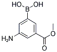 (3-AMINO-5-METHOXYCARBONYLPHENYL)BORONIC ACID Struktur