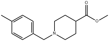 METHYL 1-(4-METHYLBENZYL)-4-PIPERIDINECARBOXYLATE Struktur