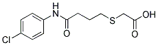 [3-(4-CHLORO-PHENYLCARBAMOYL)-PROPYLSULFANYL]-ACETIC ACID Struktur