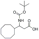 3-TERT-BUTOXYCARBONYLAMINO-3-CYCLOOCTYL-PROPIONIC ACID Struktur