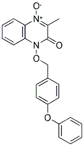 3-METHYL-1-[(4-PHENOXYBENZYL)OXY]QUINOXALIN-2(1H)-ONE 4-OXIDE Struktur