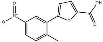 5-(2-METHYL-5-NITRO-PHENYL)-FURAN-2-CARBOXYLIC ACID Struktur