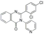 2-(2,4-DICHLOROPHENYL)-3-PYRIDIN-3-YLQUINAZOLIN-4(3H)-ONE Struktur