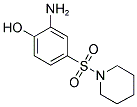 2-AMINO-4-(PIPERIDINE-1-SULFONYL)-PHENOL Struktur