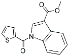 METHYL 1-(THIEN-2-YLCARBONYL)-1H-INDOLE-3-CARBOXYLATE Struktur