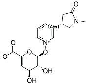 COTININE-N-(4-DEOXY-4,5-DIDEHYDRO)-BETA-D-GLUCURONIDE Struktur