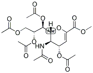 N-ACETYL-4,7,8,9-TETRA-O-ACETYL-2,3-DEHYDRO-2-DEOXYNEURAMINIC ACID, METHYL ESTER Struktur