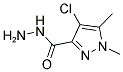 4-CHLORO-1,5-DIMETHYL-1 H-PYRAZOLE-3-CARBOXYLIC ACID HYDRAZIDE Struktur