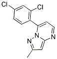 7-(2,4-DICHLOROPHENYL)-2-METHYLPYRAZOLO[1,5-A]PYRIMIDINE Struktur