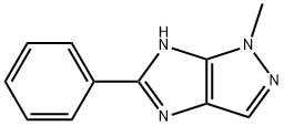 1-METHYL-5-PHENYL-1,6-DIHYDROIMIDAZO[4,5-C]PYRAZOLE Struktur