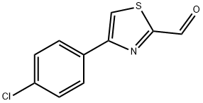 4-(4-CHLOROPHENYL)-1,3-THIAZOLE-2-CARBALDEHYDE Struktur