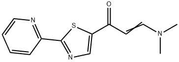 (E)-3-(DIMETHYLAMINO)-1-[2-(2-PYRIDINYL)-1,3-THIAZOL-5-YL]-2-PROPEN-1-ONE Structure