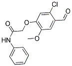 2-(5-CHLORO-4-FORMYL-2-METHOXYPHENOXY)-N-PHENYLACETAMIDE Struktur