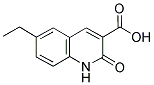 6-ETHYL-2-OXO-1,2-DIHYDRO-QUINOLINE-3-CARBOXYLIC ACID Struktur