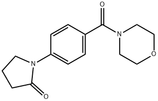 1-[4-(MORPHOLINOCARBONYL)PHENYL]-2-PYRROLIDINONE Struktur