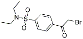 4-(BROMOACETYL)-N,N-DIETHYLBENZENESULFONAMIDE Struktur