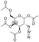 2-AZIDO-2-DEOXY-1,3,4,6-TETRA-O-ACETYL-D-GALACTOPYRANOSE Struktur