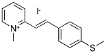 1-METHYL-2-[4-(METHYLSULFANYL)STYRYL]PYRIDINIUM IODIDE Struktur