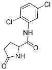 5-OXO-PYRROLIDINE-2-CARBOXYLIC ACID (2,5-DICHLORO-PHENYL)-AMIDE Struktur