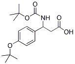 3-N-BOC-AMINO-3-(4-T-BUTOXYPHENYL)PROPIONIC ACID Struktur