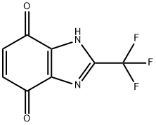 2-(TRIFLUOROMETHYL)-1H-1,3-BENZIMIDAZOLE-4,7-DIONE Struktur