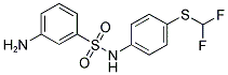 3-AMINO-N-(4-DIFLUOROMETHYLSULFANYL-PHENYL)-BENZENESULFONAMIDE Struktur