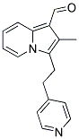 2-METHYL-3-(2-PYRIDIN-4-YL-ETHYL)-INDOLIZINE-1-CARBALDEHYDE Struktur