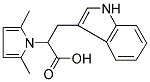 2-(2,5-DIMETHYL-PYRROL-1-YL)-3-(1 H-INDOL-3-YL)-PROPIONIC ACID Struktur