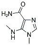 1-METHYL-5-(METHYLAMINO)-1H-IMIDAZOLE-4-CARBOXAMIDE Struktur