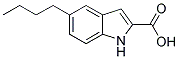 5-BUTYL-1H-INDOLE-2-CARBOXYLIC ACID Struktur