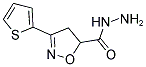 3-(2-THIENYL)-4,5-DIHYDRO-5-ISOXAZOLECARBOHYDRAZIDE Struktur